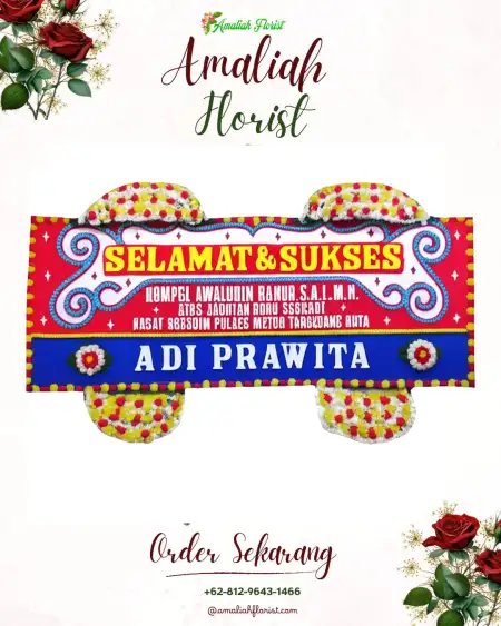 Papan Bunga Ucapan Selamat Garung Lor